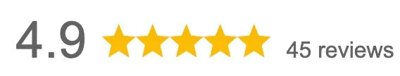 Star rating display showing 4.9 out of 5 stars based on 45 reviews.