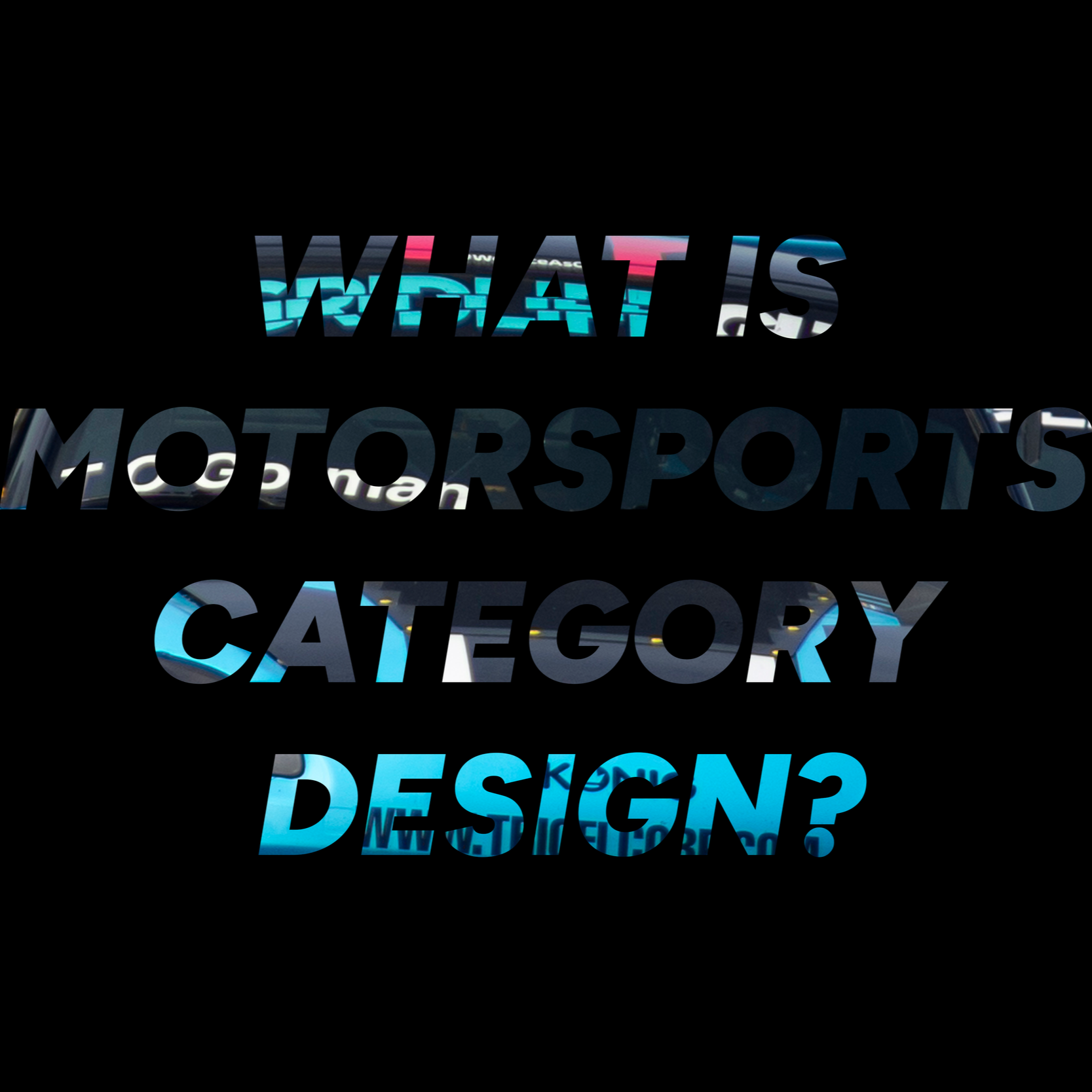 What is Motorsports Category Design?