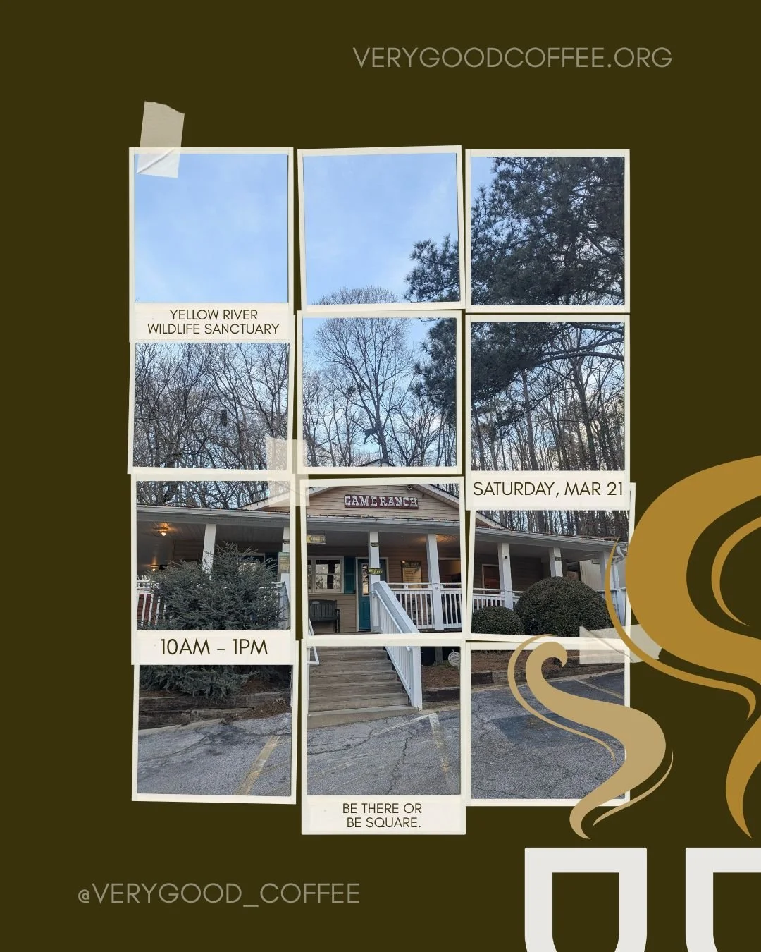 Coffee and creatures? Now that&rsquo;s the wild kind of morning we live for. ☕️🦊 

We&rsquo;re popping up at the @yellowriverwildlife Sanctuary tomorrow form 10a-1p to fuel the animal lovers, sanctuary enthusiasts and all of the amazing keepers that