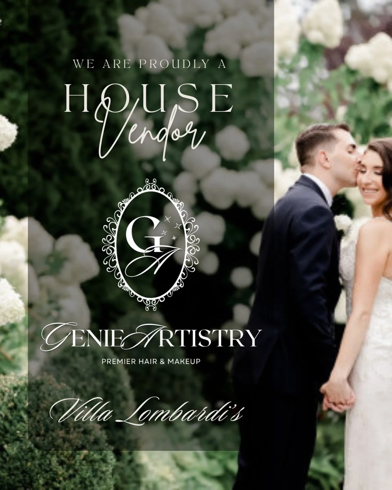 Very proud and excited to announce our partnership with @villalombardis! We are now a preferred vendor and can&rsquo;t wait to glam our Lombardi&rsquo;s Brides! 🤍