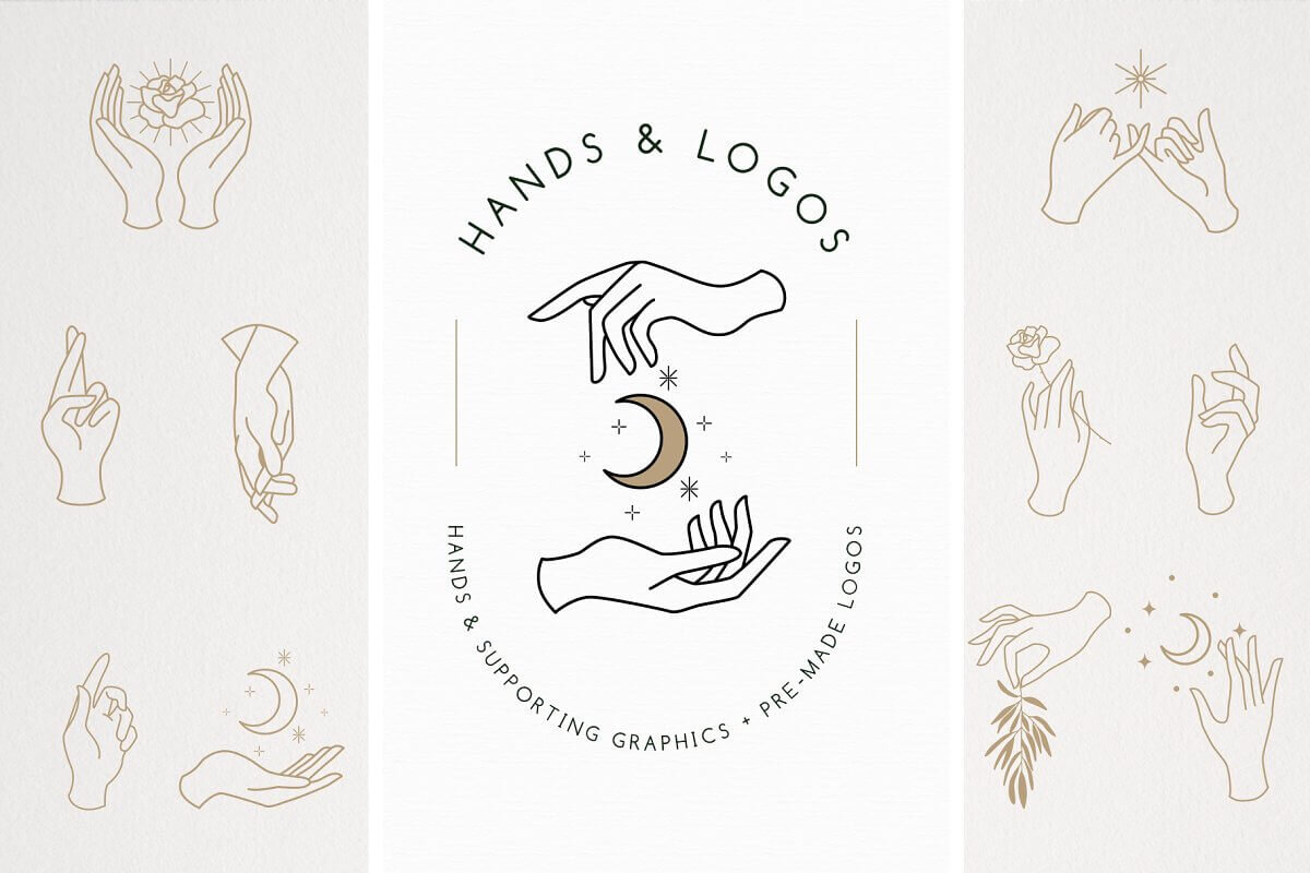Copia de Hands & Logo Templates