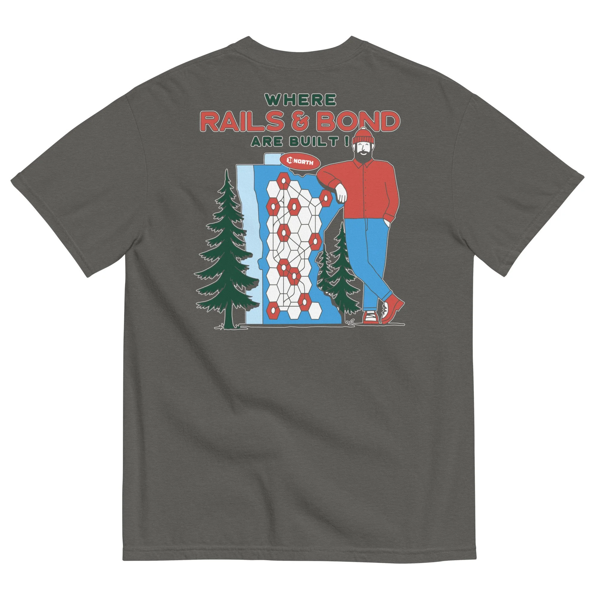 18North Evergreen Design Tshirt