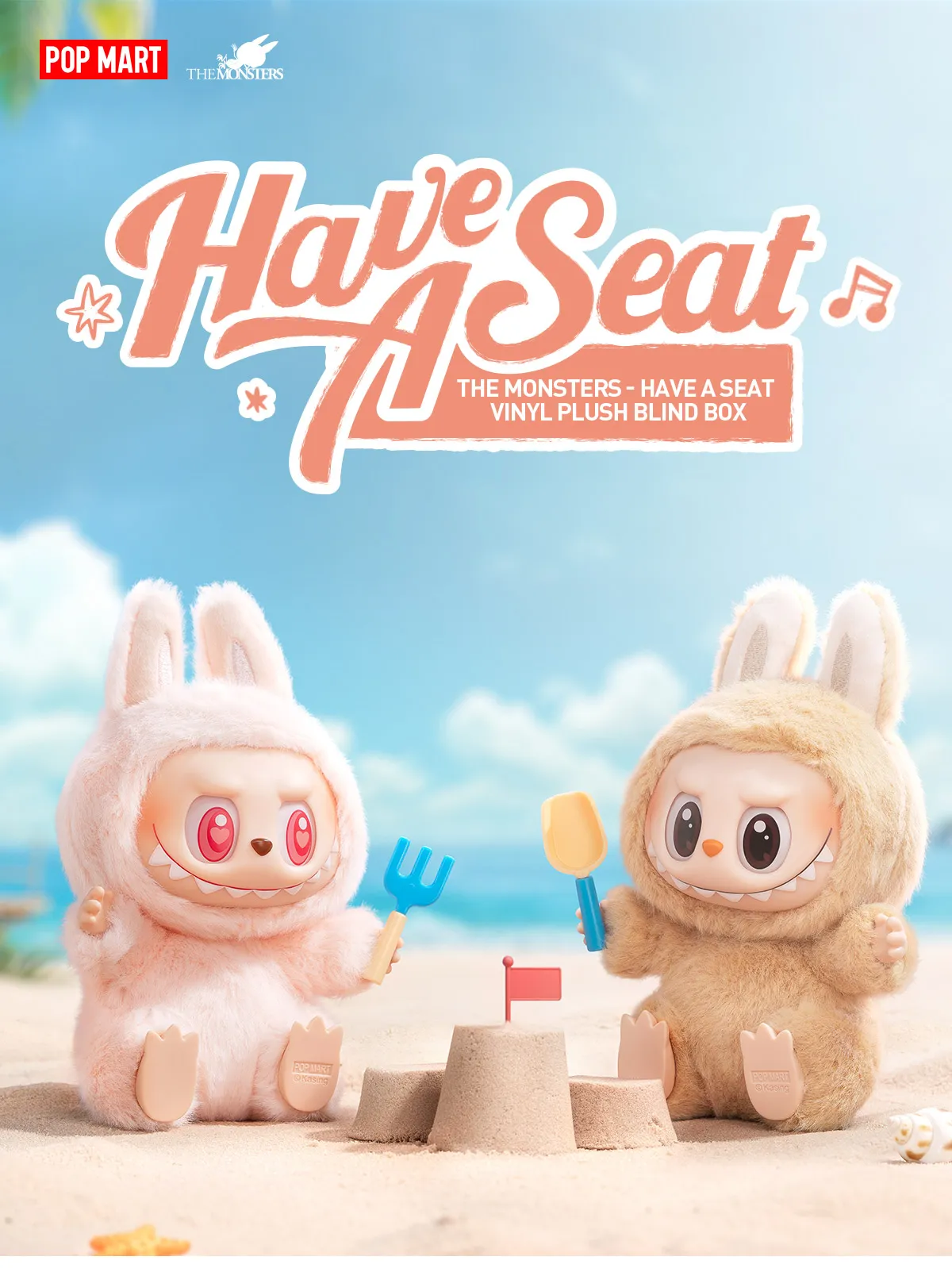 The Monsters - Have a Seat Vinyl Plush Blind Bo — Fluffy Town