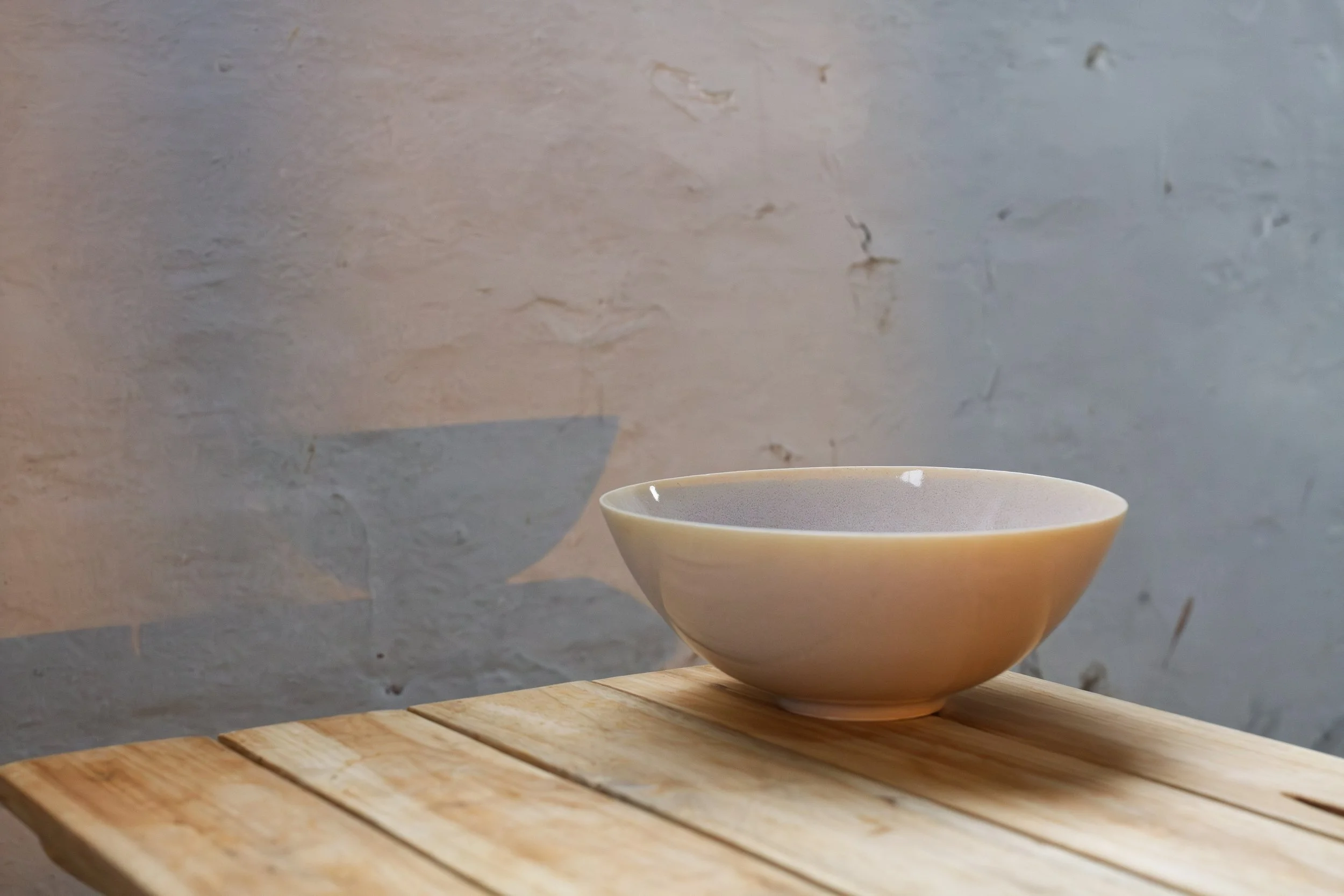 handmade porcelain Japanese cereal bowl made in stockport, manchester