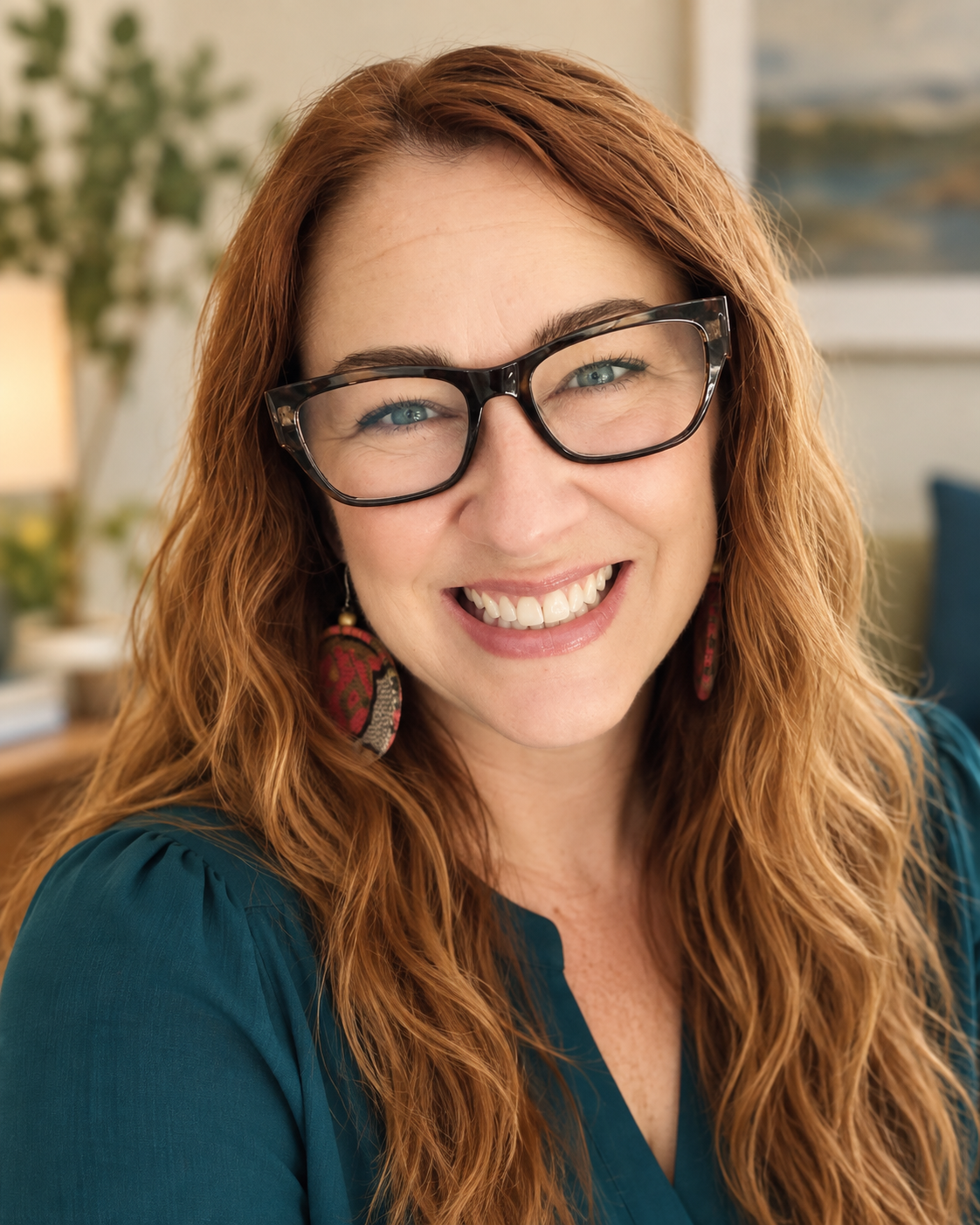 Gina Fimbel, LCSWA, therapist and founder of Becoming + Belonging Therapy PLLC.