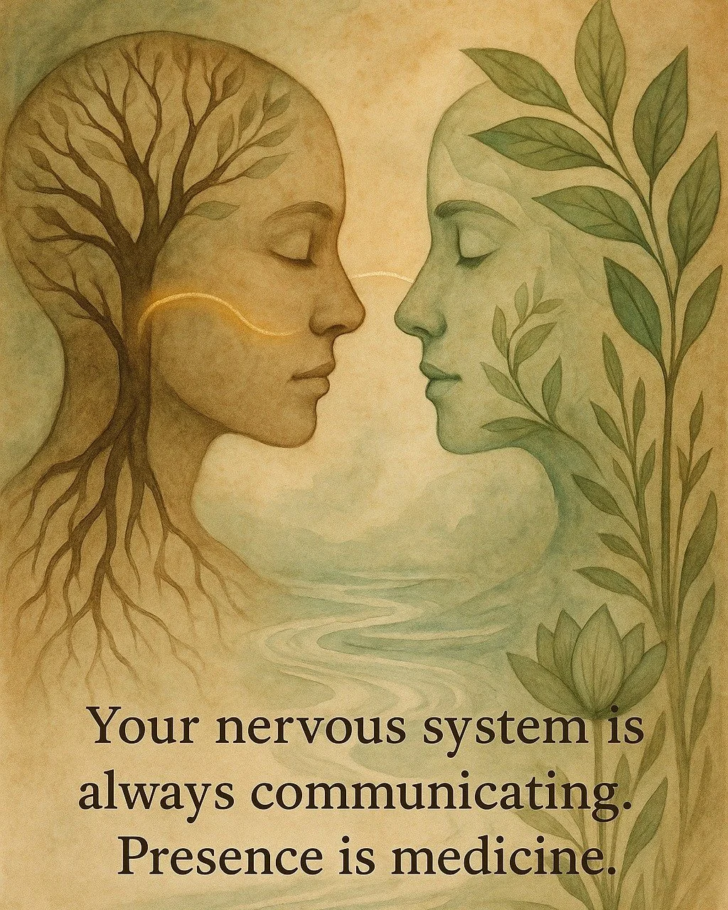 🧠✨ Mirror neurons &amp; the power of presence

Did you know your nervous system is constantly in conversation with the people around you - without saying a word?

Thanks to mirror neurons, we&rsquo;re wired to feel each other. Your calm can help reg