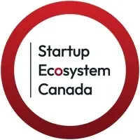 Logo of Startup Ecosystem Canada inside a red circular border