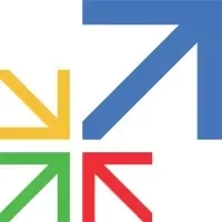 Four arrows in yellow, blue, green, and red pointing outward from a central point.