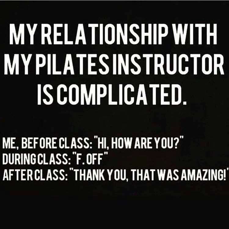 Pilates Memes found in my photo album worthy of reposting. 🤩