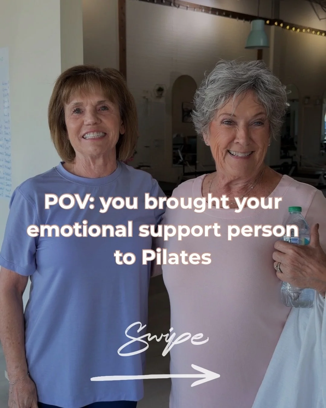 Here&rsquo;s to trying something new👯&zwj;♀️

P31 members can join a friend or family member&rsquo;s Reformer Foundations class FREE as their emotional support person. 😉

Members: just text us beforehand to let us know you&rsquo;re coming. No regis