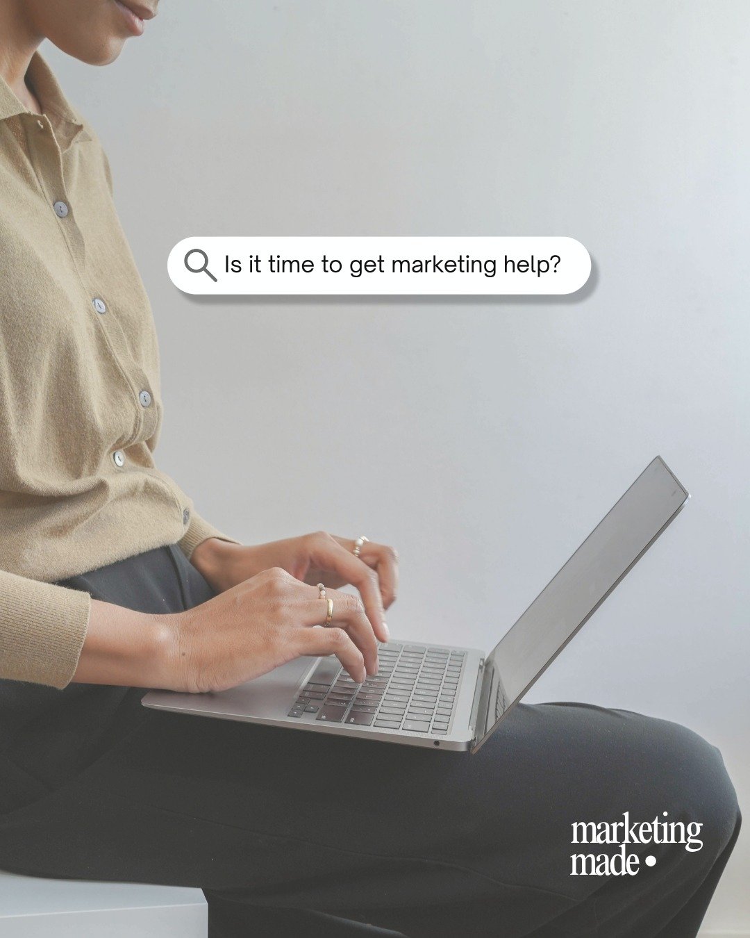 When is it time to get marketing help? If you're asking the question, chances are the time is now.

Here&rsquo;s what to look for:
🚩 You&rsquo;re wearing too many hats and marketing keeps falling to the bottom of the list.
🚩 You&rsquo;re creating c
