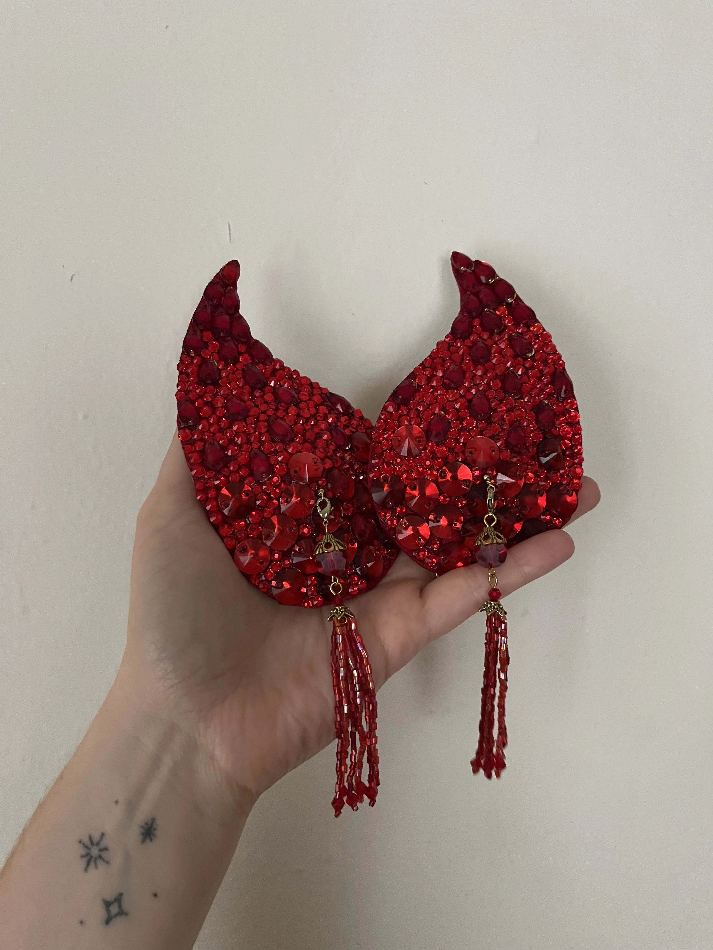 Blood Drop Burlesque Pasties