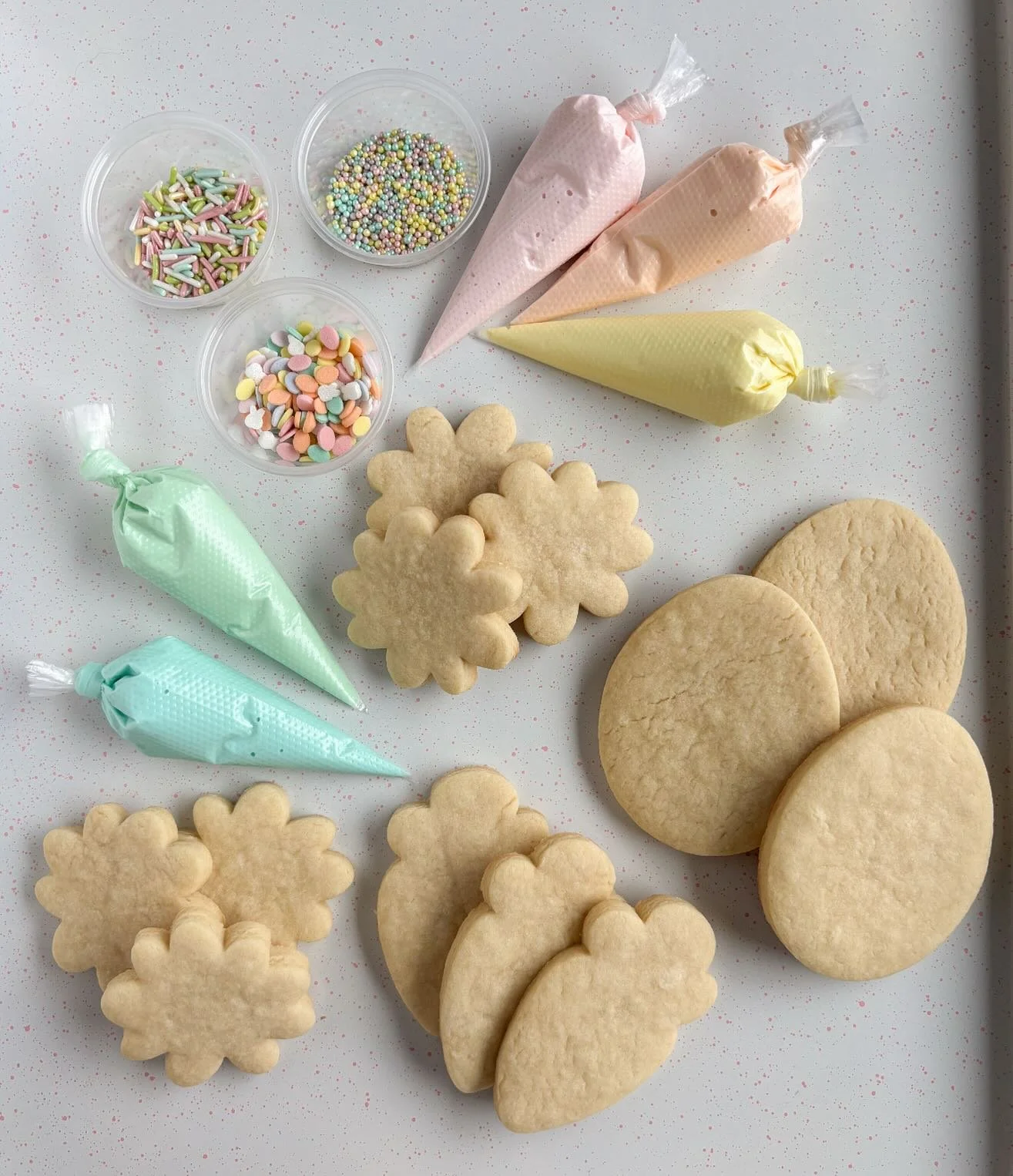 ✨GIVEAWAY &mdash; DIY Easter Cookie Kit ✨⁣
⁣
No baking. No stress. Just sweet cookies and pastel icing. One winner will get everything they need to decorate 12 cookies! ⁣
⁣
How to enter:⁣
&bull; Follow⁣
&bull; Like⁣
&bull; Tag a friend who&rsquo;d be
