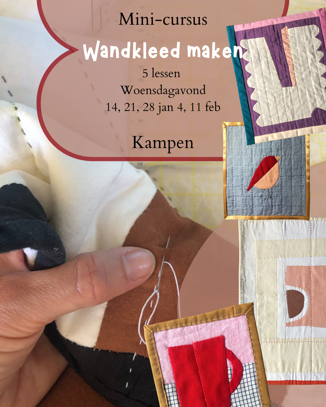 Mini-Cursus Wandkleed Maken