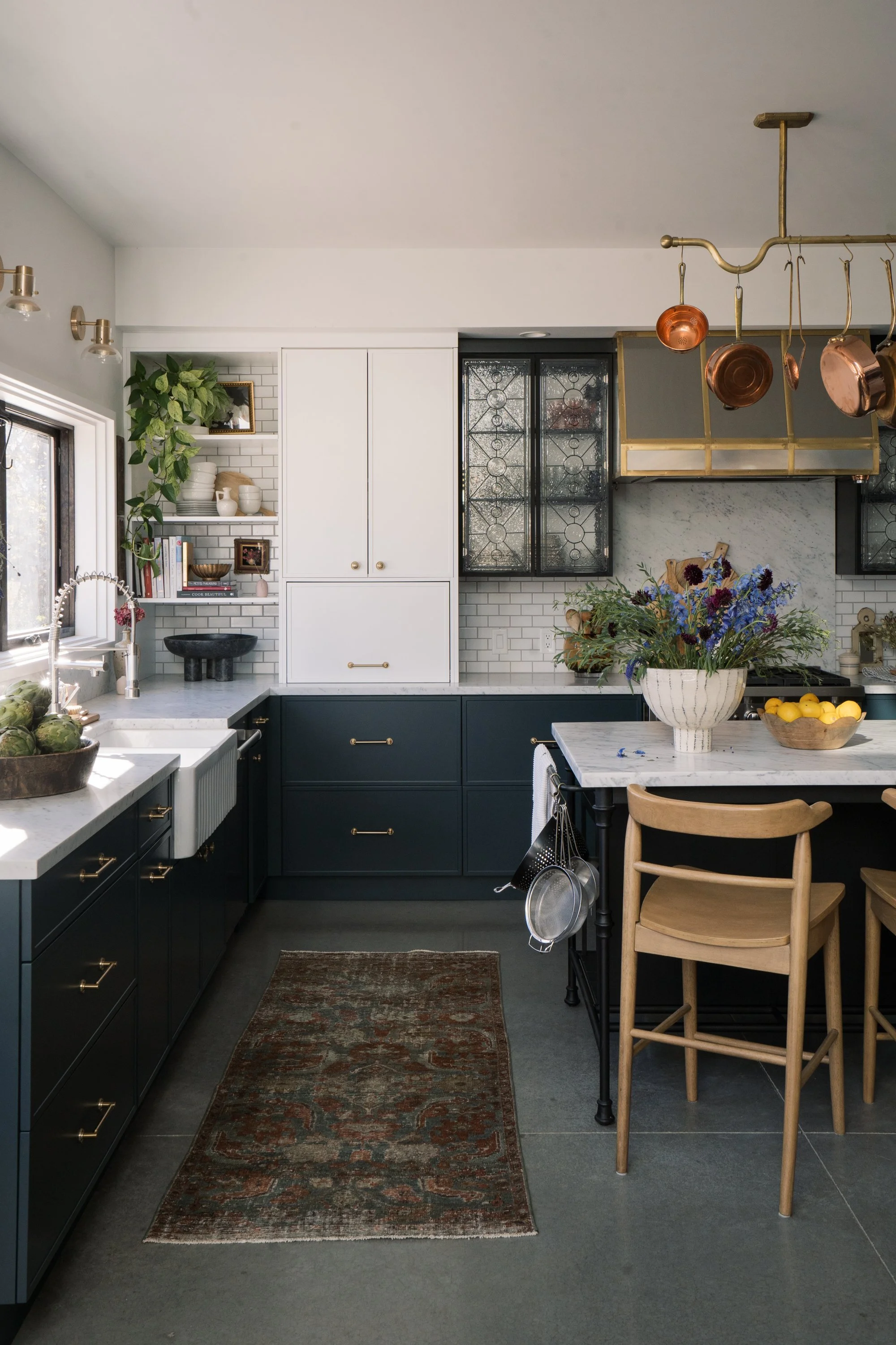 Modern design-forward kitchen for Ren Interiors located in Bozeman, MT