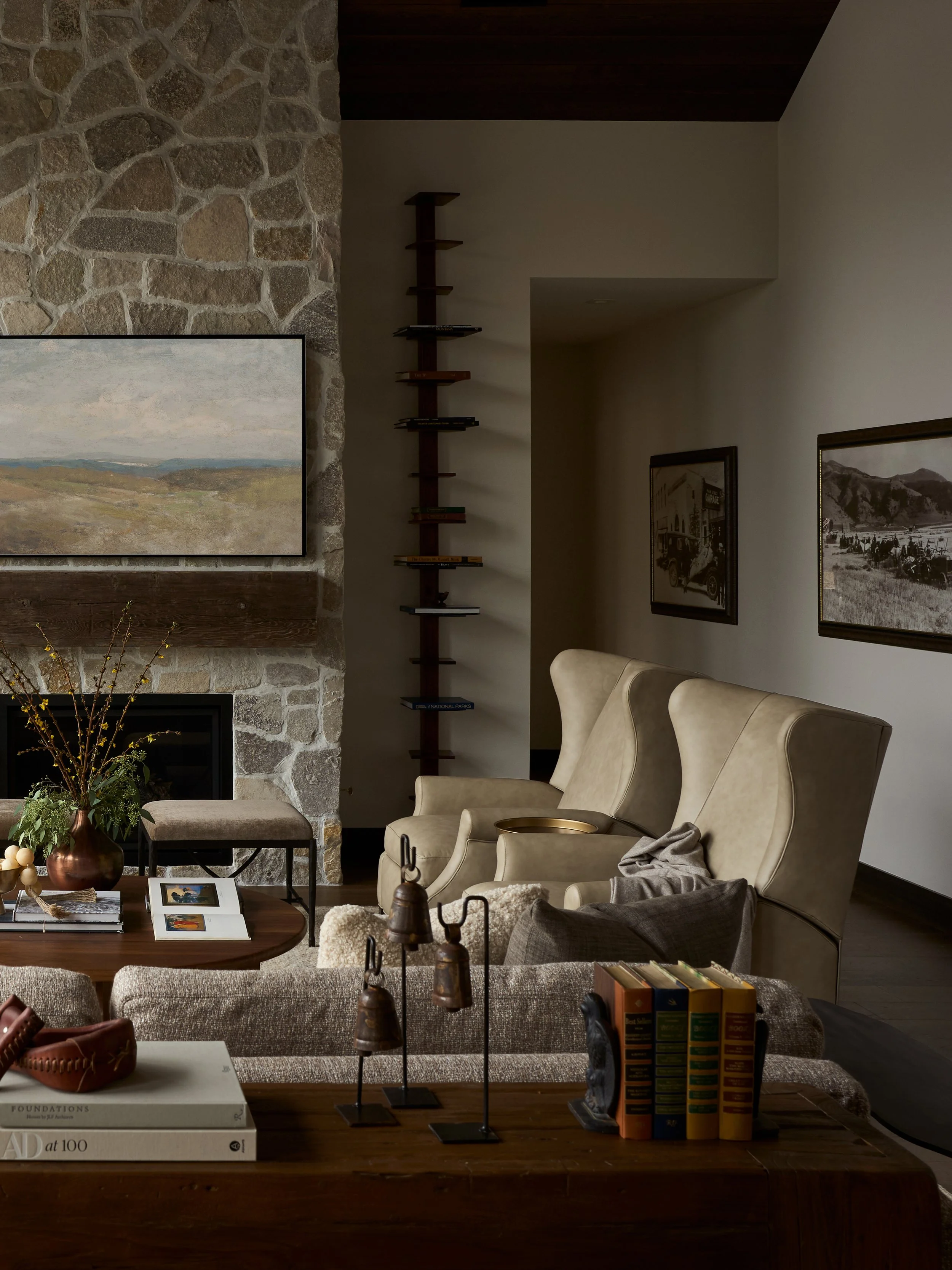 Interior photography of remodeled luxury home in Bozeman Montana