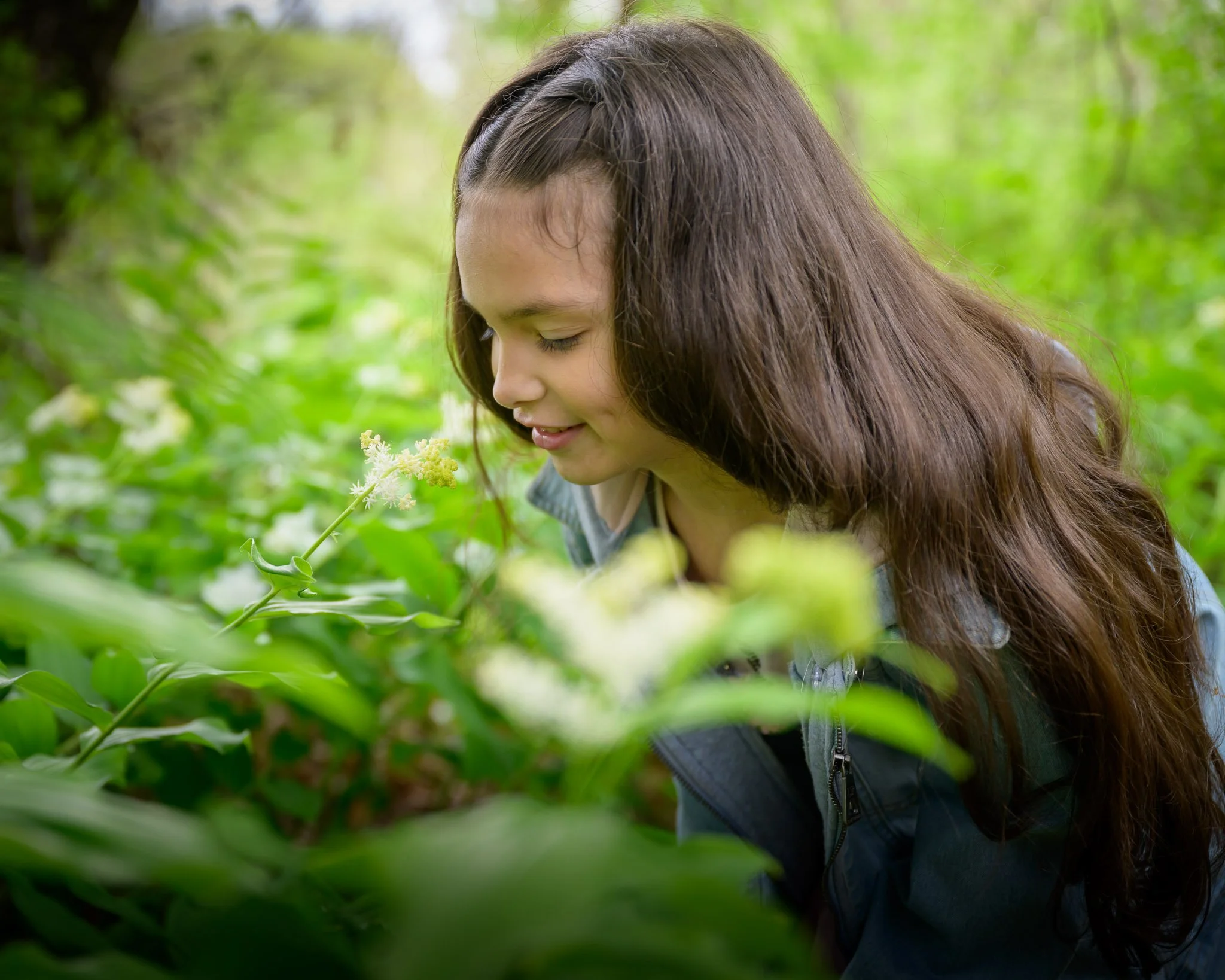 Wonderful natural light photo session with a local 7 year old.