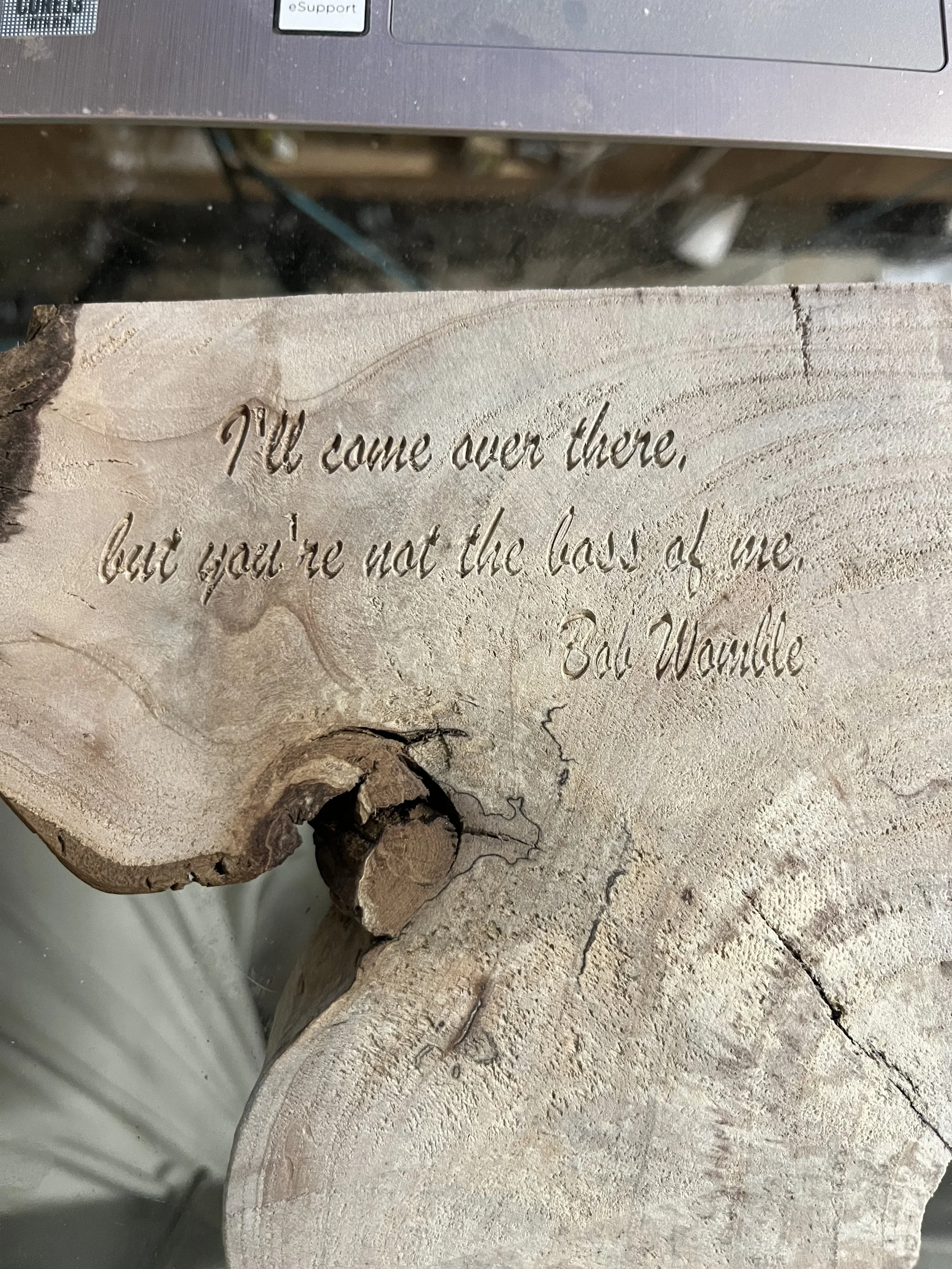 50 Count Ammo Holder for reloading - back side with engraving (work in progress)