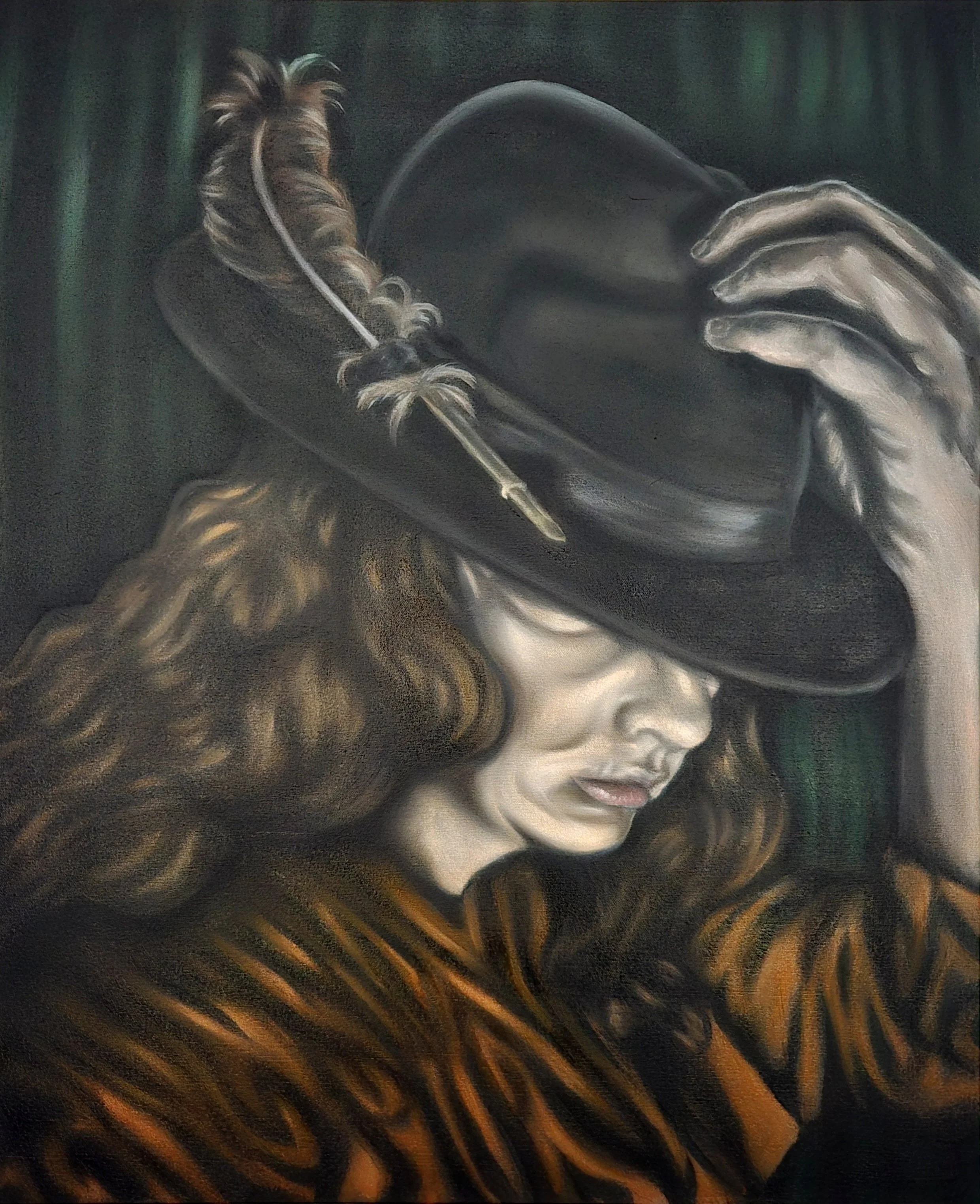 And call him macaroni, Oil on canvas, 2026