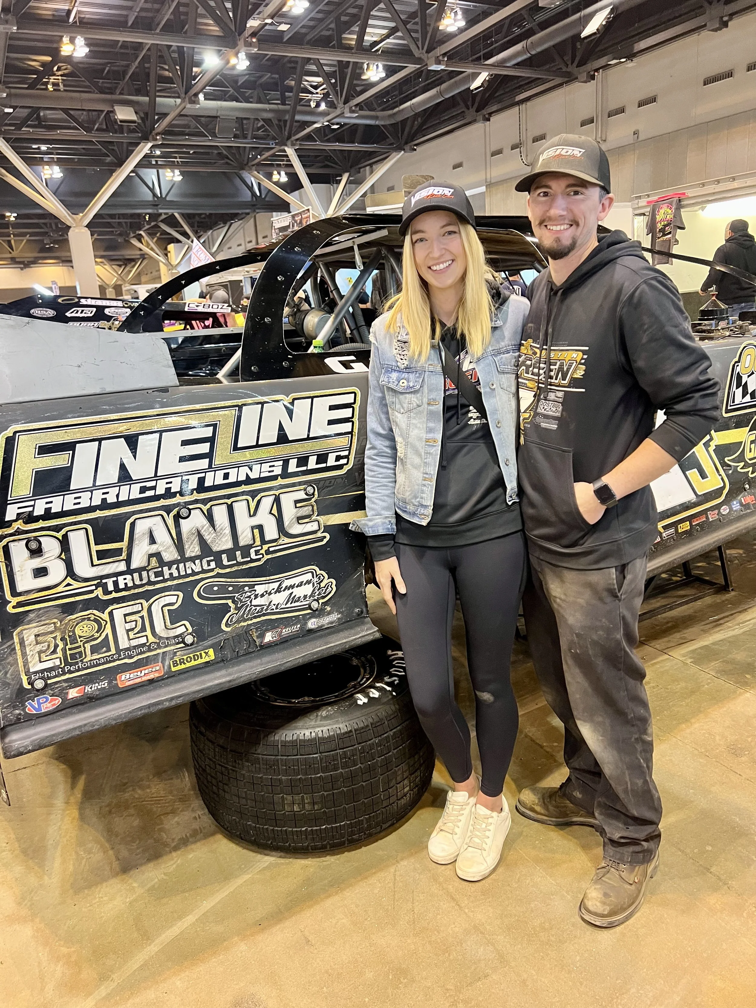 Kyle and Krista Schroeder, owners of Fine-Line Fabrications, Wisconsin-based metal fabrication shop.
