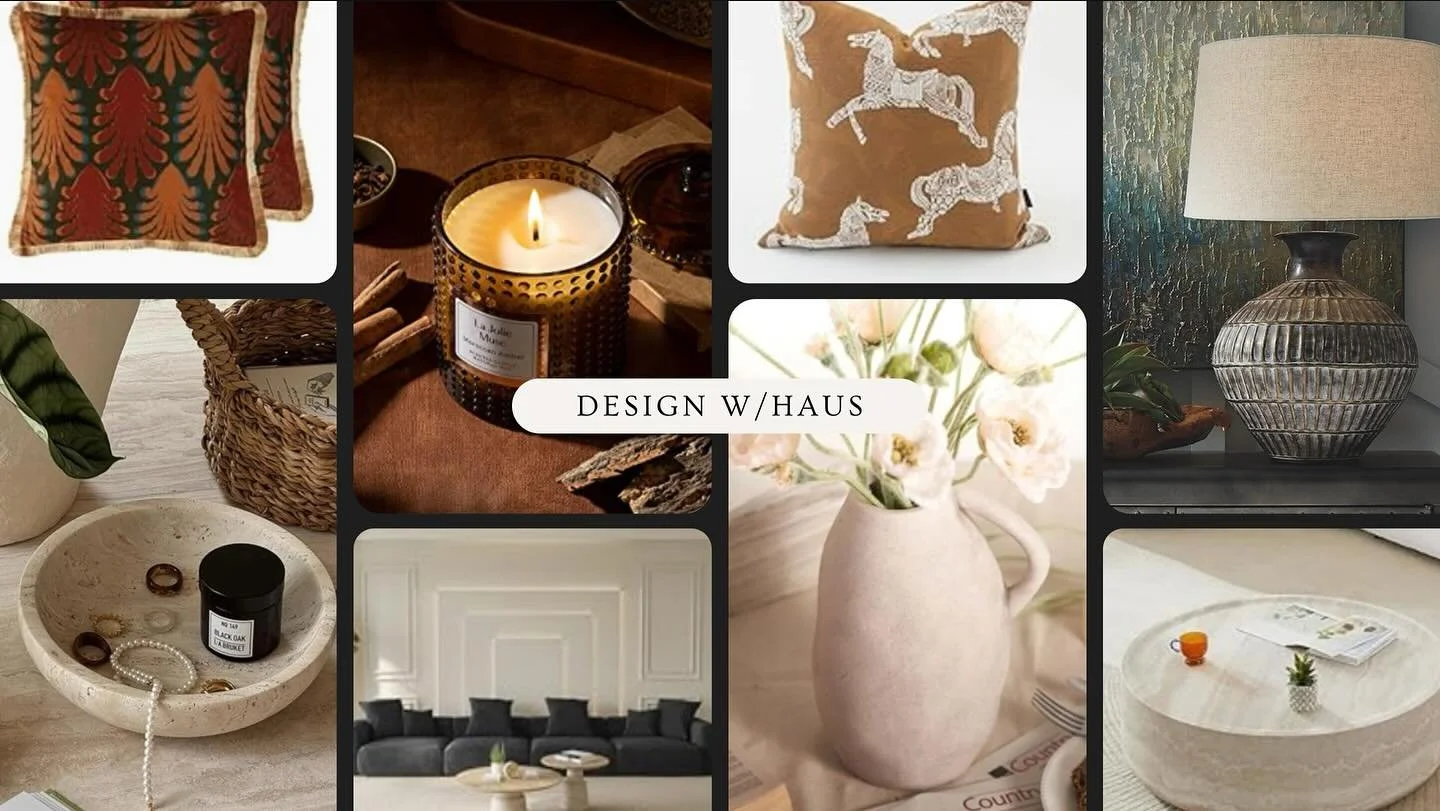 Create a warm inviting space by mixing textures and earthy colors. A combination of dark, light and a beautiful jewel tone, here we chose to go with an amber brown like hues to filter in some depth. Shop the look https://www.amazon.com/hz/wishlist/ls