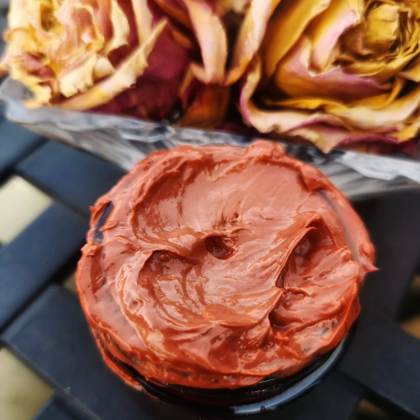 I slightly reformulated my Immortal Rose Whipped Night Cream. This has been double-infused with rose in hempseed, sweet almond, and rosehip seed oil, with organic shea butter and all the essential oils to soften any fine lines and nourish the skin. I