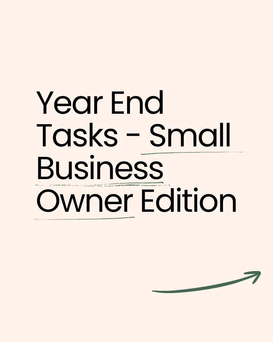 Here&rsquo;s what I&rsquo;ll be doing before the new year to get organised, as an accountant and small business owner 💼

If the finance side of your business is getting you lost, drop us a message to see how we can help ✉️