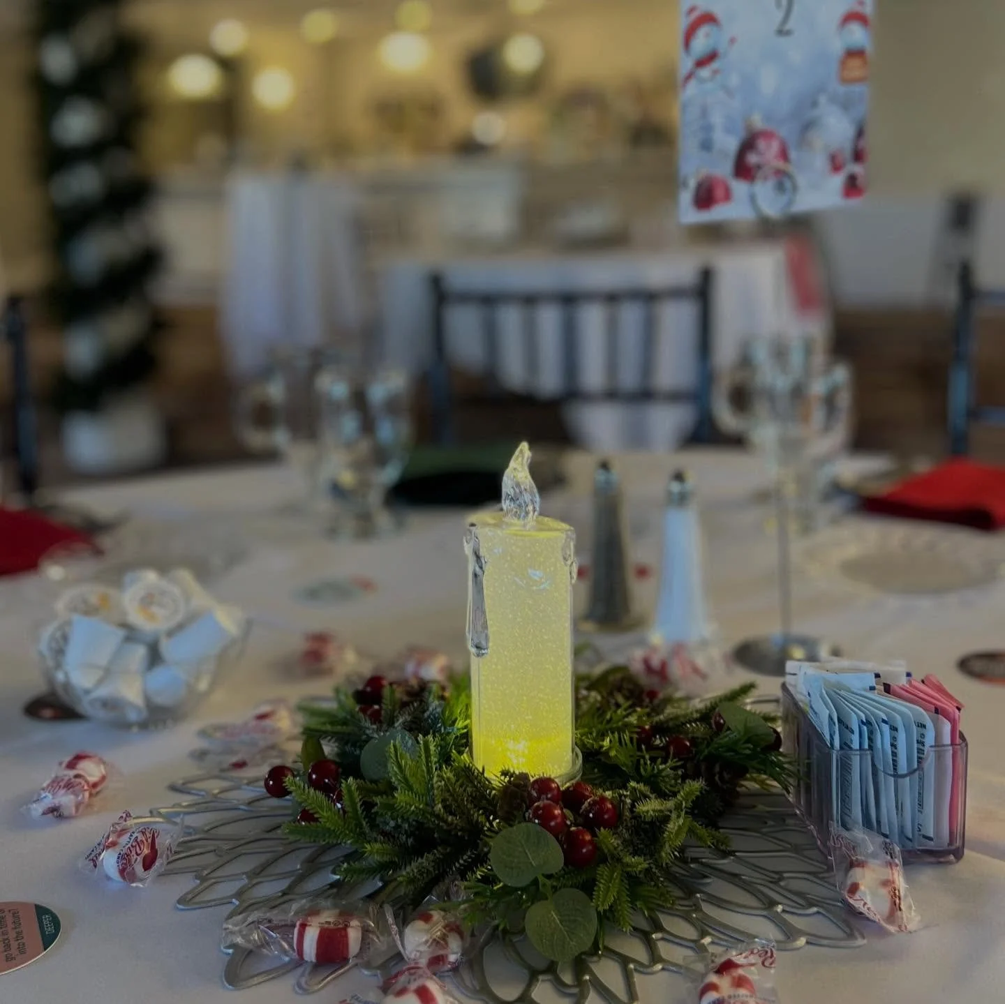 Where every detail says &rsquo;tis the season 🎄✨ Grateful to host the Fall River Diocese Annual Holiday Luncheon once again!