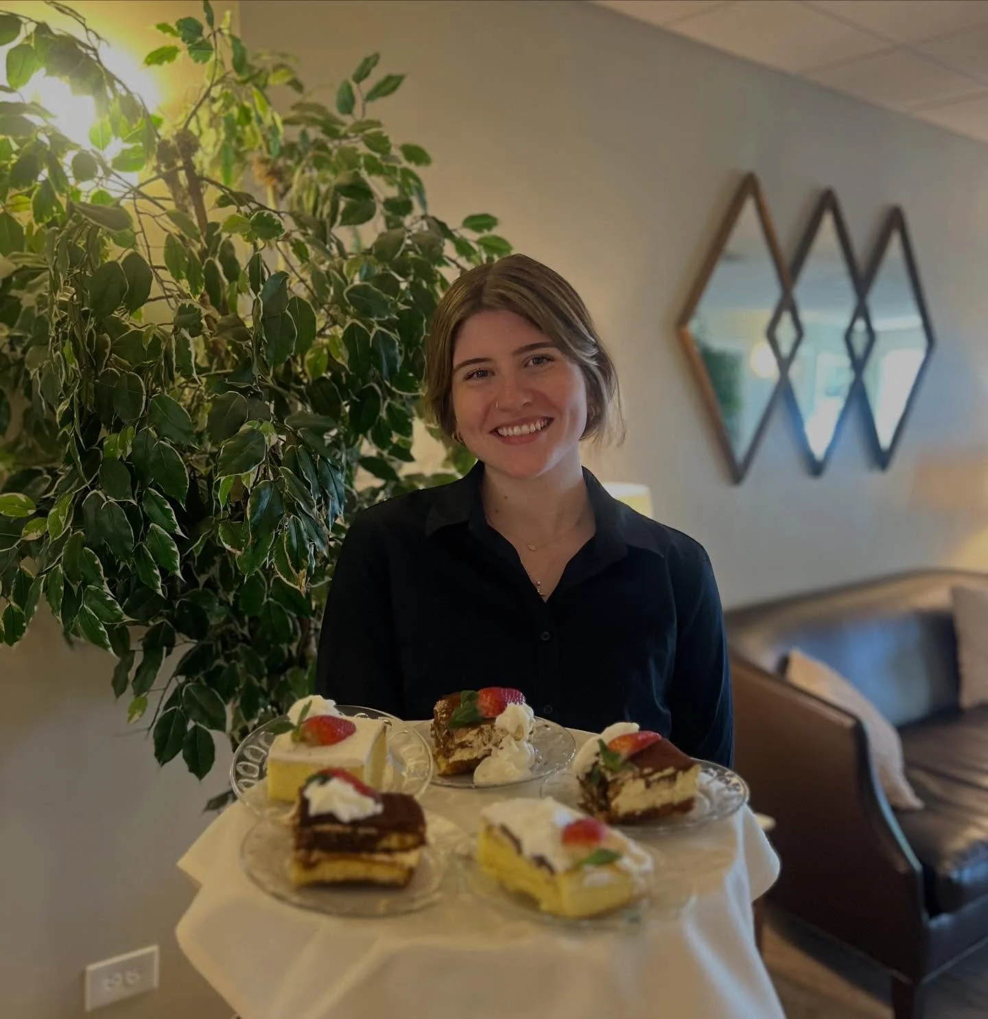 Just here to make your day a little sweeter 🤍

Timeless vanilla or indulgent tiramisu? Either way, dessert is always the right choice.🍓🍰
#tiramisu #vanilla