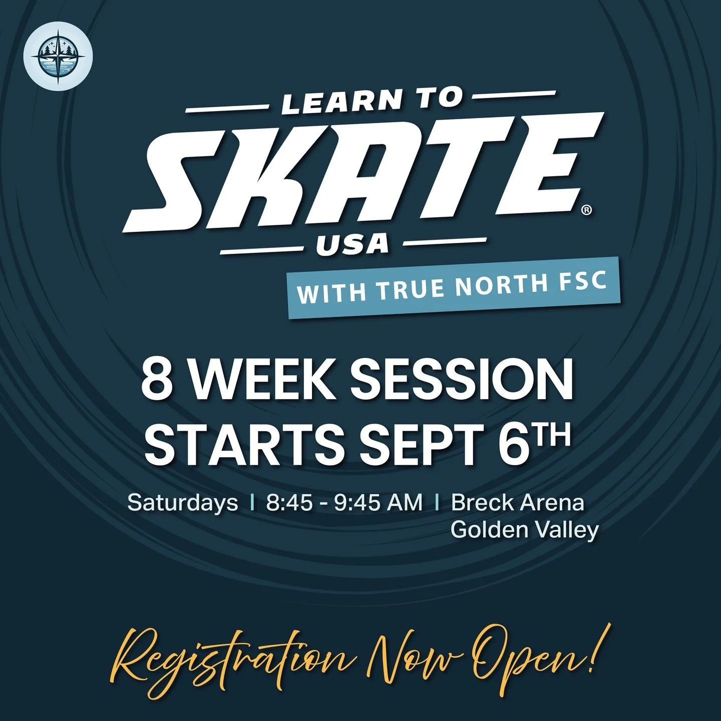 ✨ Are you ready for it&hellip;? ✨

True North FSC is launching our first-ever Learn to Skate USA program this Fall! ⛸️✨

📅 Sept 6 &ndash; Nov 1
📍 Breck Anderson Ice Arena
⏰ Saturdays @ 8:45 AM
All ages &bull; All levels &bull; No experience needed 