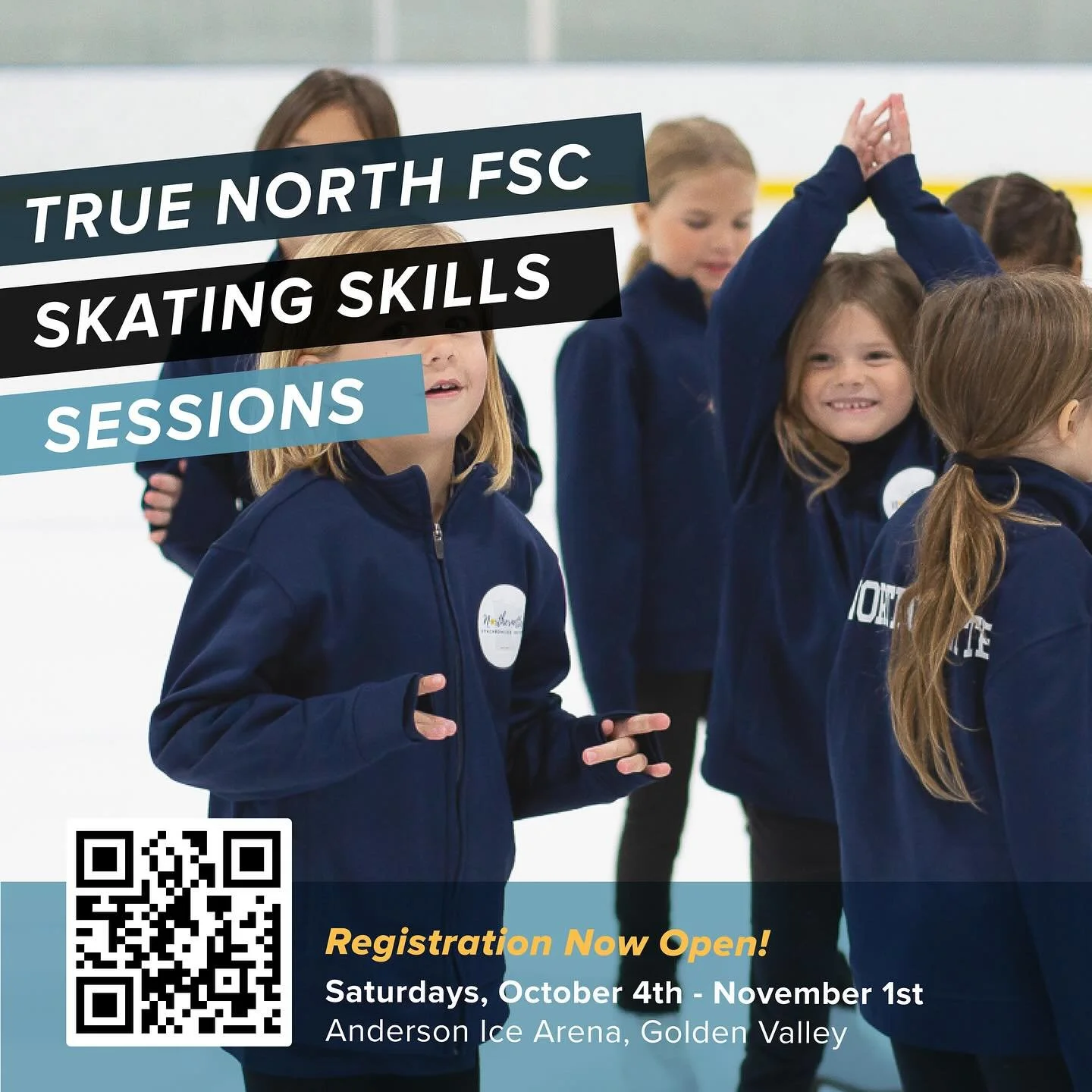 True North Skating Skills at Breck Anderson Ice Arena!

💙 Sign up today for Saturday group lessons

💙 Fun themed days + supportive coaching = the perfect way to grow on the ice

📅 Upcoming Sessions: Oct 4, 11, 25 + Nov 1

⏰ 8:45-9:45AM

💲18.00 pe