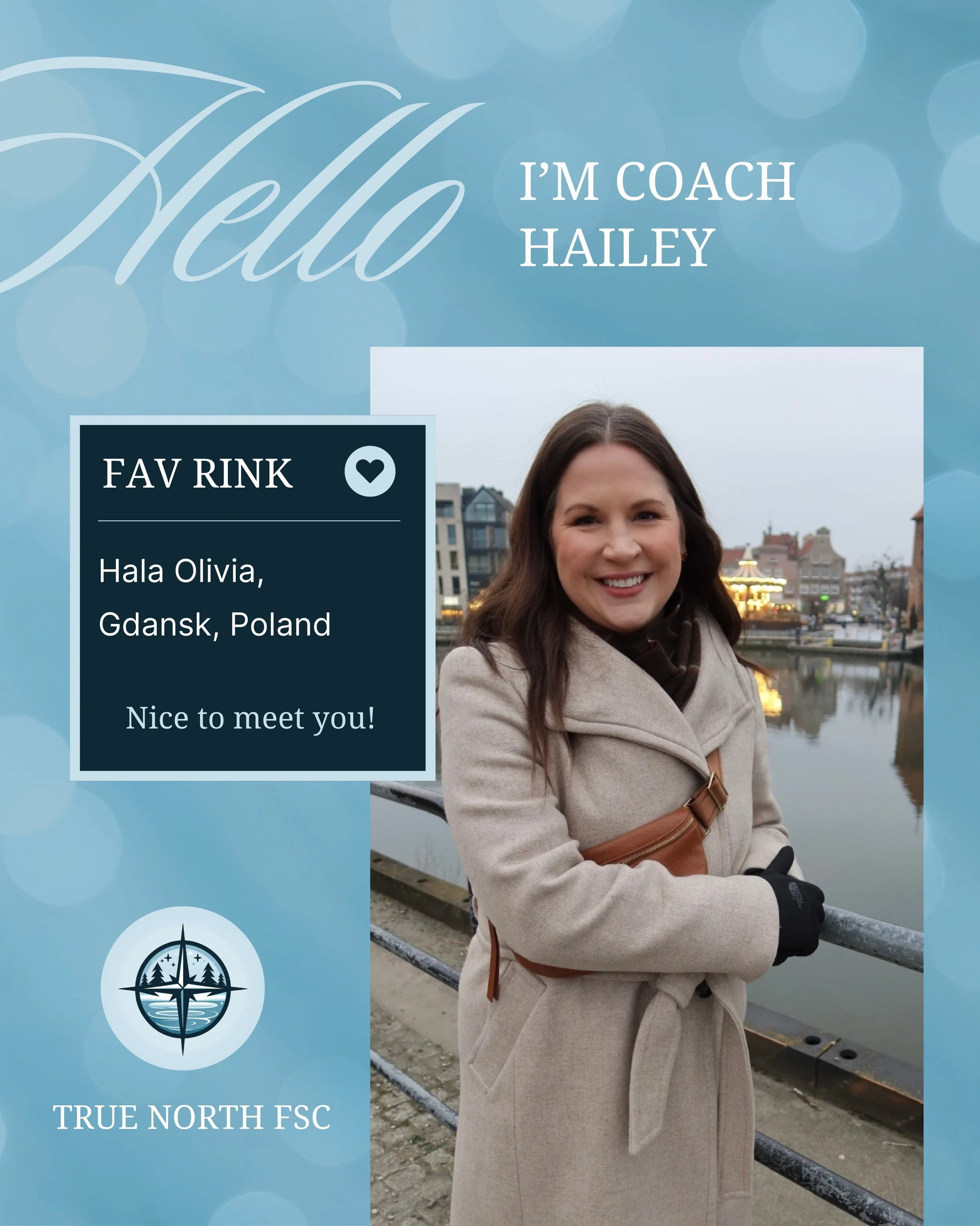✨ MEET OUR COACHES ✨

From sunny summer adventures to favorite skating destinations around the world, get to know the personalities behind the ice! ⛸️💖

Coach Hailey
☀️ MN Summer Favorite - Anything outside!
🍵 Go-To Rink Drink - Extra-Hot Matcha La