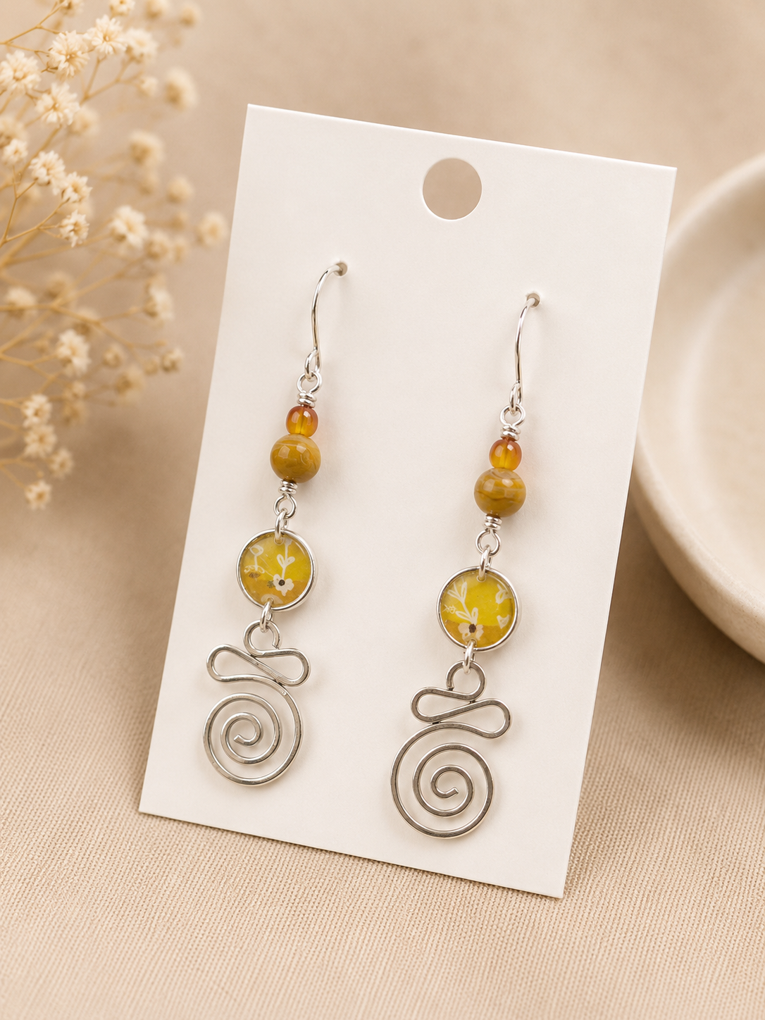 Spiral Sunbeam Earrings