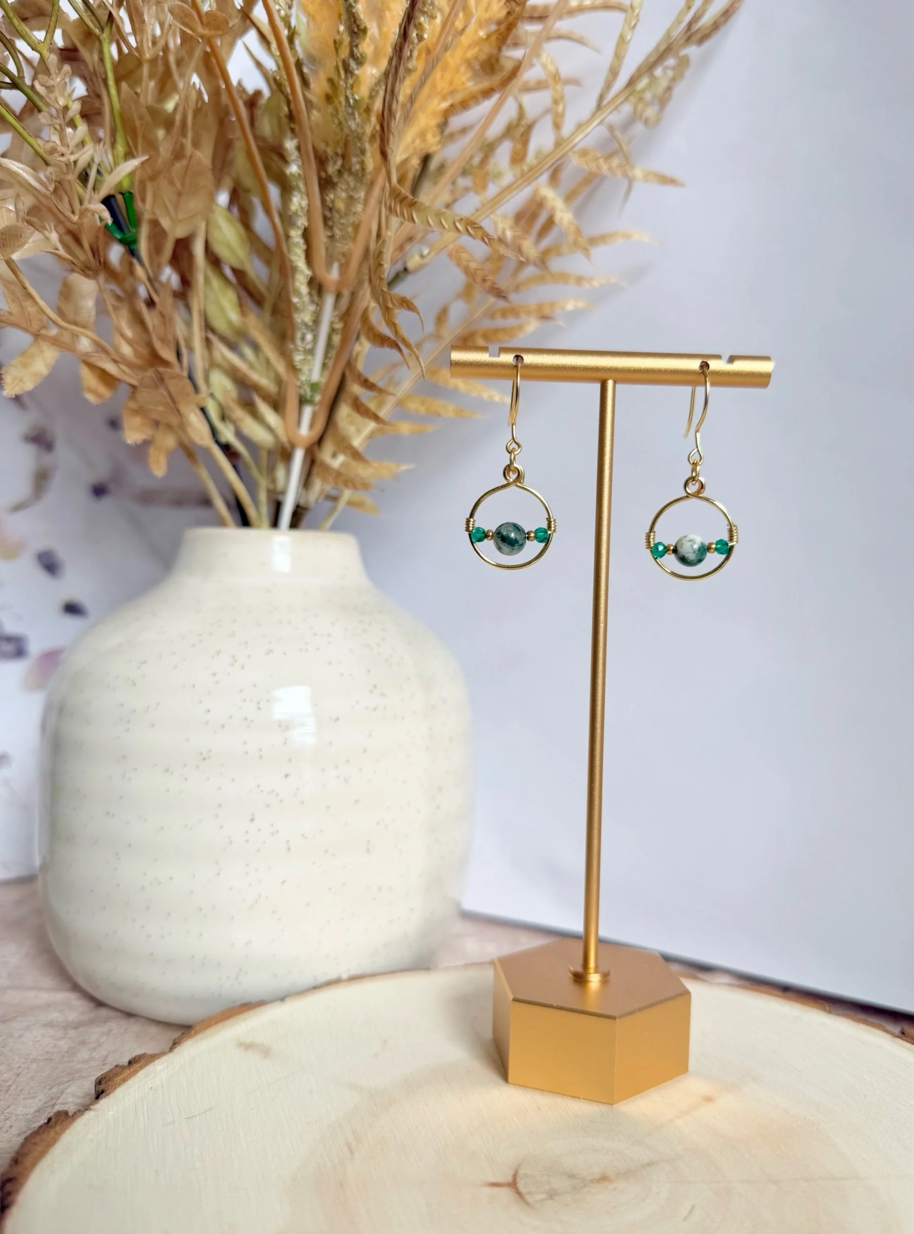 Turquoise Orbit Earrings