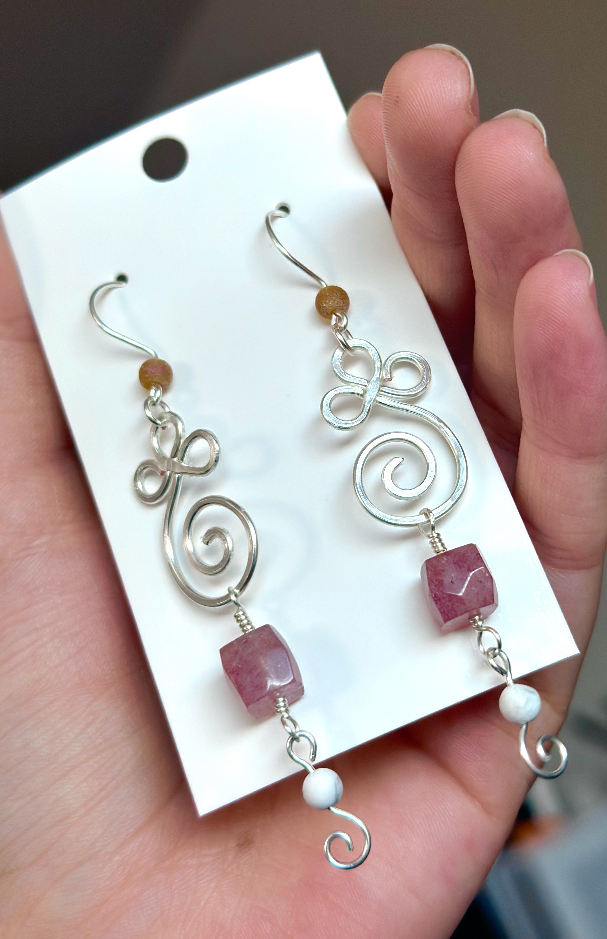 "Rose Twist Drops"