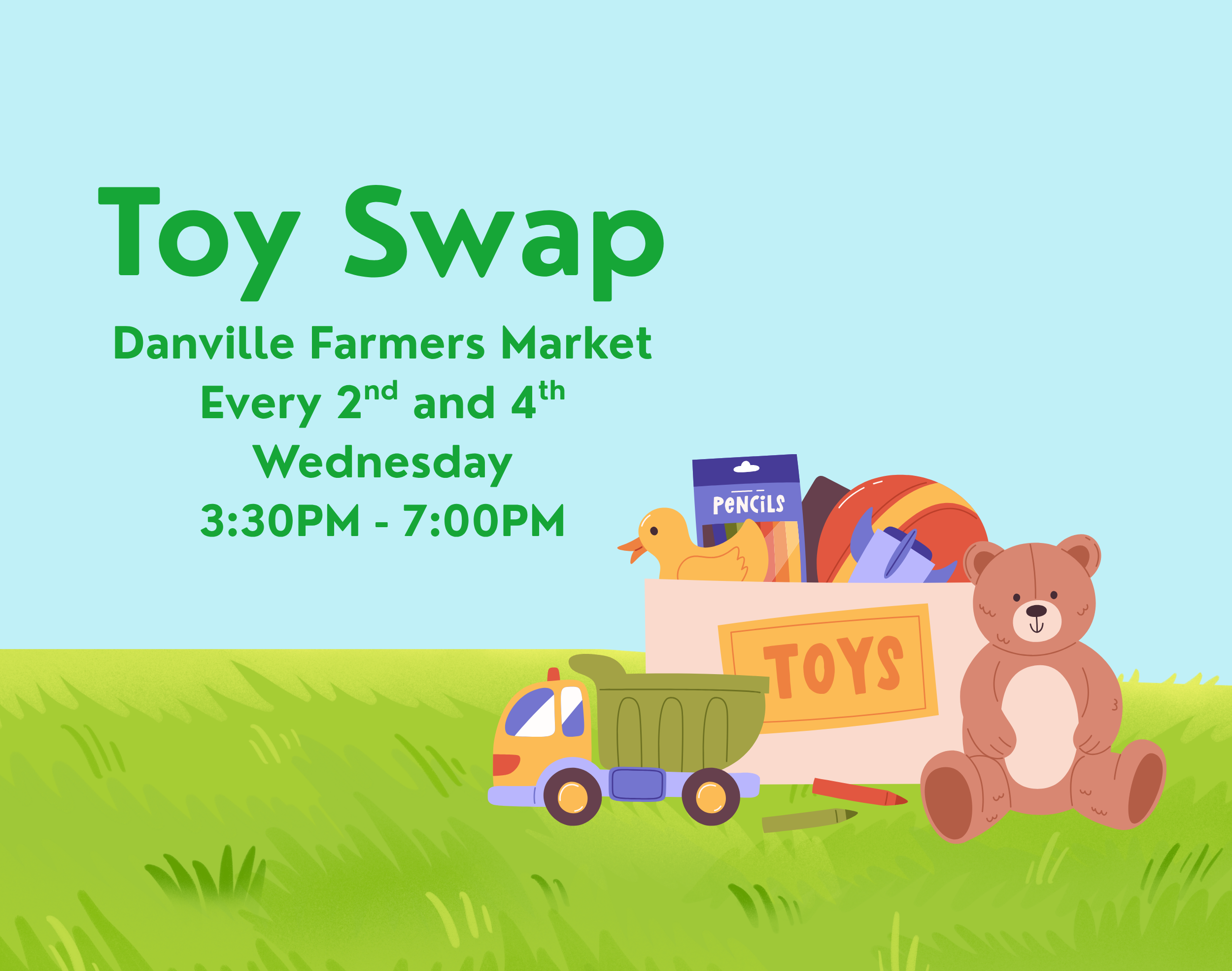 Danville Farmers Market Toy &amp; Book Exchange