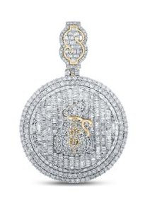 Diamond Money Bag Charm