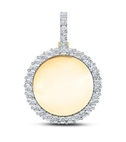 Diamond Circle Charm