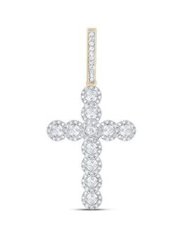 Diamond Cross Charm