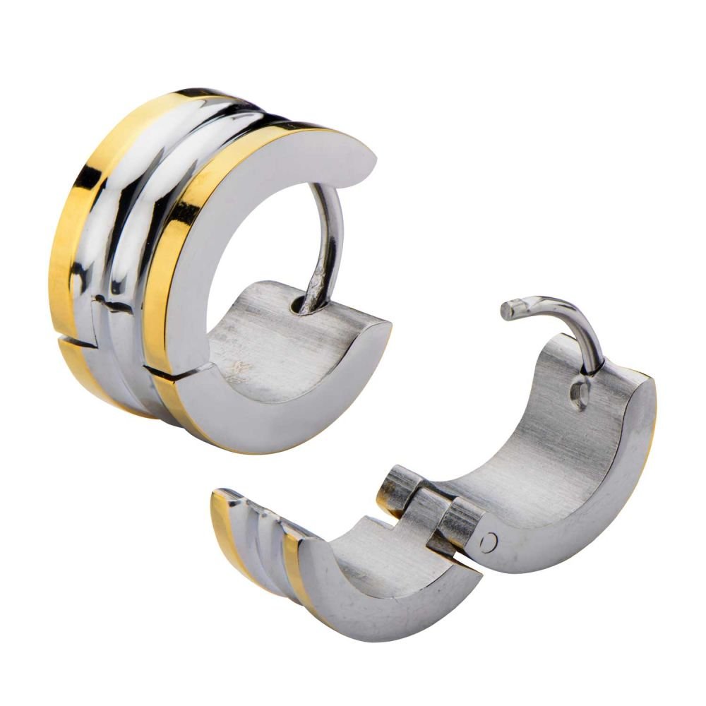 Two-tone Hoops
