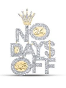 No Days Off Charm