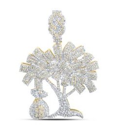 Diamond Money Tree Charm
