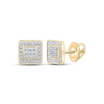 Square Diamond Earrings