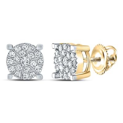 Diamond Cluster Earrings