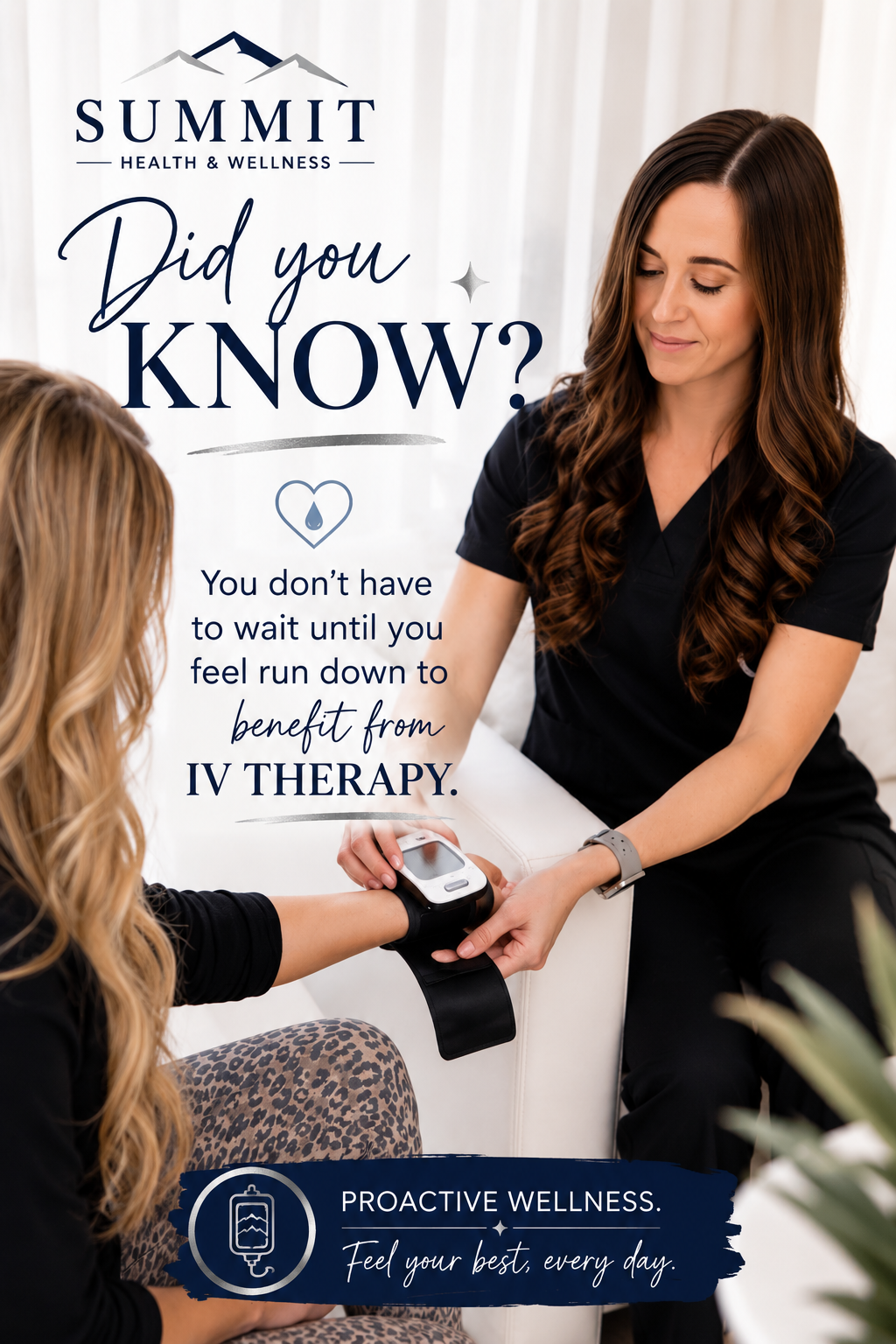 Did You Know You Don't Have to Wait Until You Feel Run Down to Benefit from IV Therapy? 💧✨
