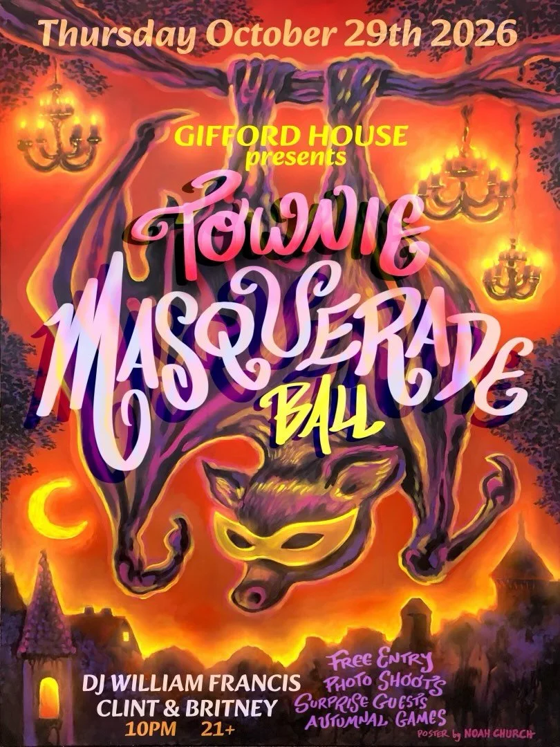 Tomorrow it&rsquo;s time for the legendary Townie Masquerade Ball! Join us at 10pm with our yearly costume contest with a grand prize hosted by Puddin Taine!!!!!!

So come in your best look and win big!