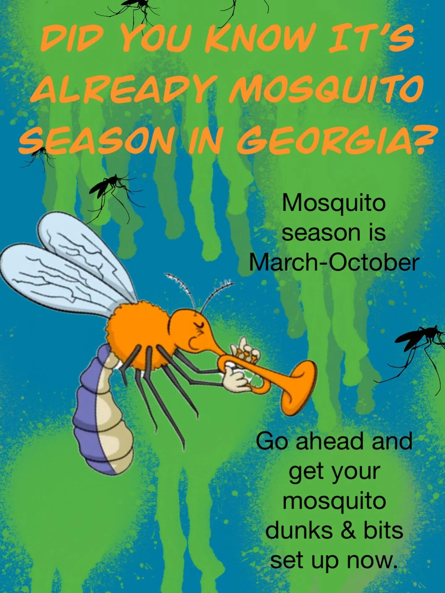 I did some weeding about a week or so ago and was lazy and left it in a bucket. This weekend I looked at the bucket. It was pretty full with all the rain we got and there was mosquito larvae in it! So I dropped half a mosquito dunk in there and they 