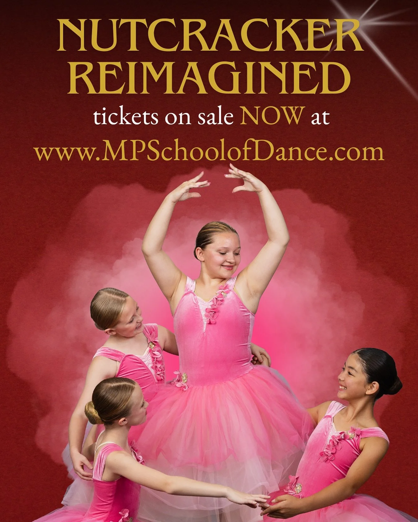 Tickets are on sale NOW for our 5th annual Nutcracker Reimagined! 🎄🎁 

Head to MPSchoolofDance.com or follow the link below to purchase tickets and reserve your seats for our production full of magic! We can&rsquo;t wait to share what we&rsquo;ve b