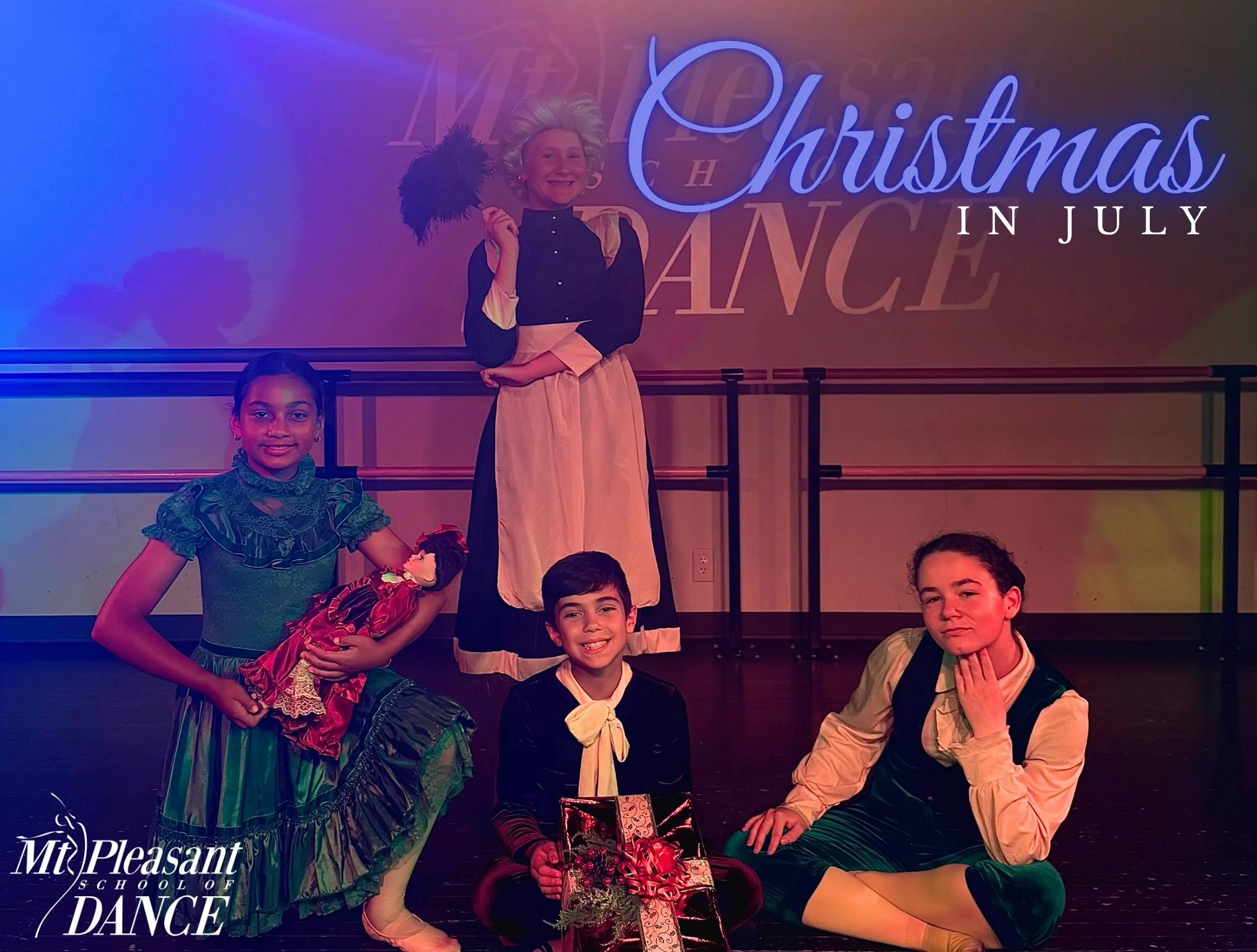Our final day of Christmas in July!! We had so much fun trying on all the Nutcracker costumes this week!✨

Auditions for The Nutcracker Reimagined are Sunday, August 30! Stay tuned for more information regarding registration, rehearsal schedule, and 