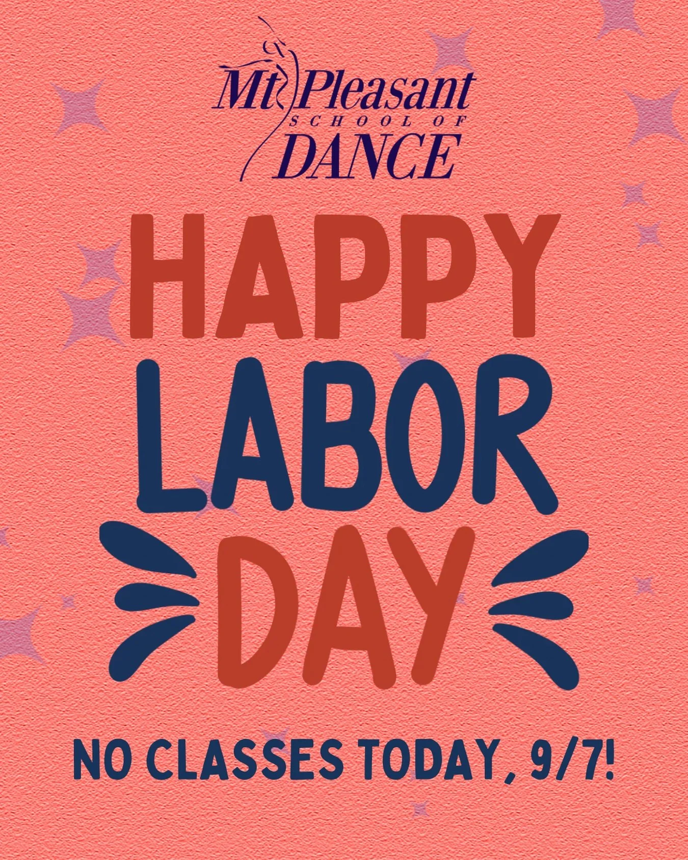 Happy Labor Day! ✨

No classes today, September 7! 

#MPSD